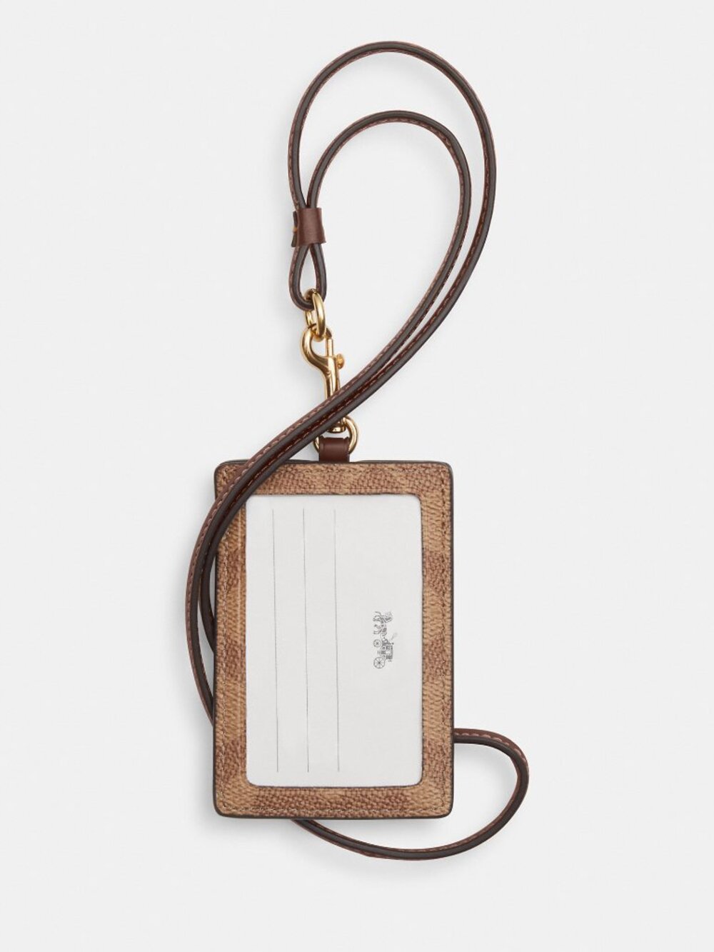 Coach Id Lanyard In Signaure Canvas - Picture 3 of 3